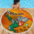 Custom Ivory Coast Football Beach Blanket 2024 Mascot With Champions Trophy - Wonder Print Shop