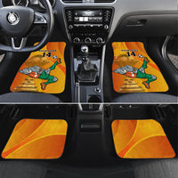 Custom Ivory Coast Football Car Mats 2024 Mascot With Champions Trophy - Wonder Print Shop