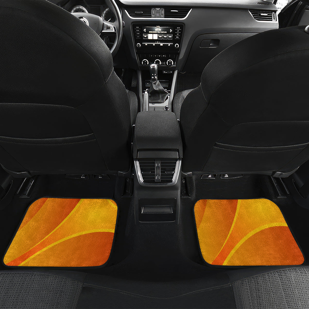 Custom Ivory Coast Football Car Mats 2024 Mascot With Champions Trophy - Wonder Print Shop