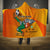Custom Ivory Coast Football Hooded Blanket 2024 Mascot With Champions Trophy