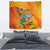 Custom Ivory Coast Football Tapestry 2024 Mascot With Champions Trophy - Wonder Print Shop