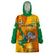 Custom Ivory Coast Football Wearable Blanket Hoodie 2024 Mascot With Champions Trophy - Wonder Print Shop