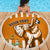 Custom Ivory Coast Football Beach Blanket Les Elephants 3rd Champions Proud - Wonder Print Shop
