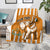 Custom Ivory Coast Football Blanket Les Elephants 3rd Champions Proud
