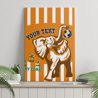 Custom Ivory Coast Football Canvas Wall Art Les Elephants 3rd Champions Proud - Wonder Print Shop