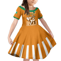 Custom Ivory Coast Football Family Matching Mermaid Dress and Hawaiian Shirt Les Elephants 3rd Champions Proud - Wonder Print Shop