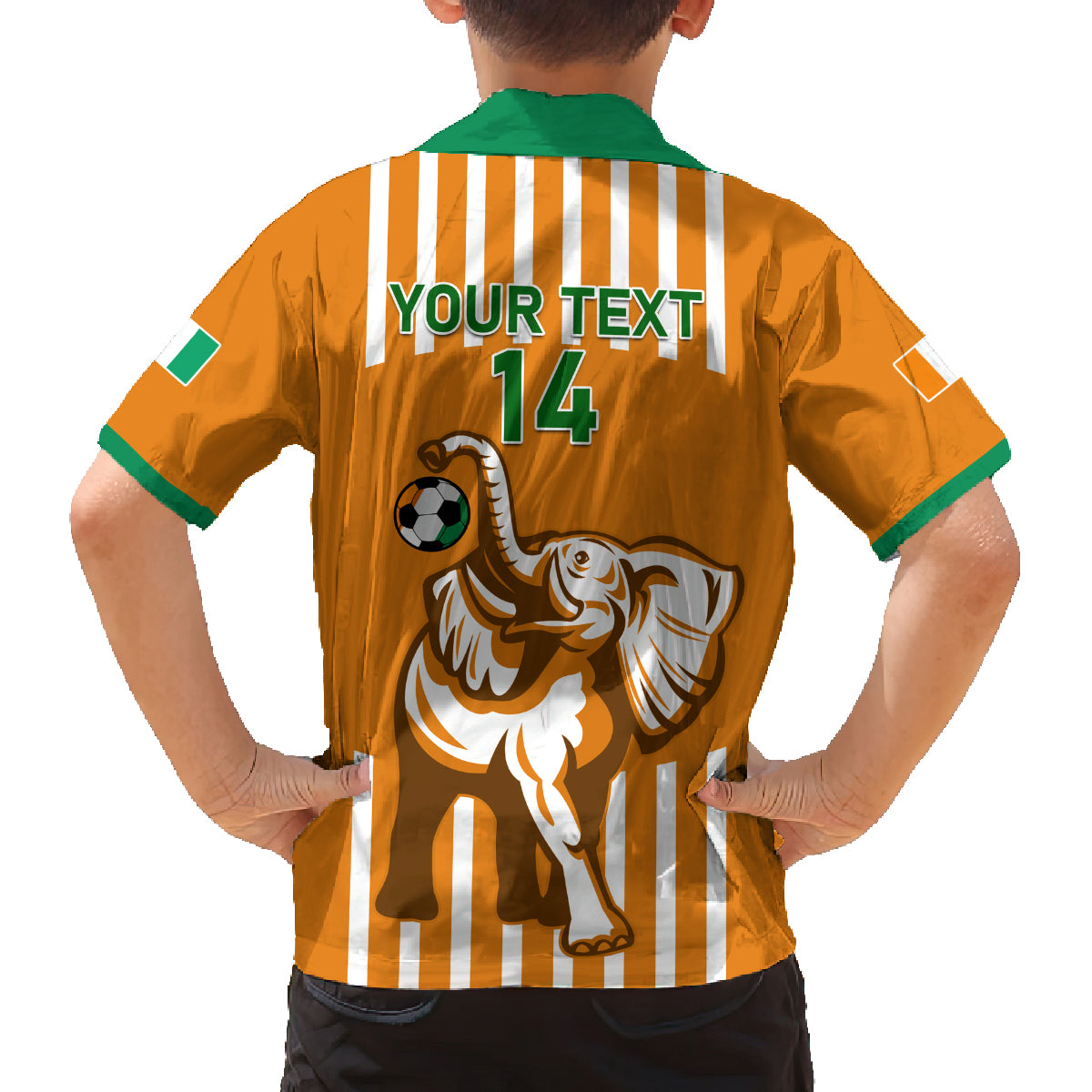 Custom Ivory Coast Football Family Matching Summer Maxi Dress and Hawaiian Shirt Les Elephants 3rd Champions Proud - Wonder Print Shop