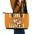 Custom Ivory Coast Football Leather Tote Bag Les Elephants 3rd Champions Proud - Wonder Print Shop