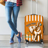 Custom Ivory Coast Football Luggage Cover Les Elephants 3rd Champions Proud - Wonder Print Shop
