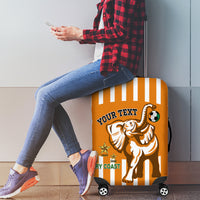 Custom Ivory Coast Football Luggage Cover Les Elephants 3rd Champions Proud - Wonder Print Shop