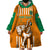 Custom Ivory Coast Football Wearable Blanket Hoodie Les Elephants 3rd Champions Proud - Wonder Print Shop