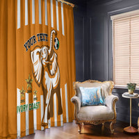 Custom Ivory Coast Football Window Curtain Les Elephants 3rd Champions Proud - Wonder Print Shop