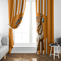 Custom Ivory Coast Football Window Curtain Les Elephants 3rd Champions Proud - Wonder Print Shop