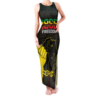 Juneteenth Freedom Day Family Matching Tank Maxi Dress and Hawaiian Shirt 1865 Black Independence African Pattern - Wonder Print Shop