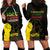 Juneteenth Freedom Day Hoodie Dress 1865 Black Independence African Pattern