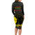 Juneteenth Freedom Day Long Sleeve Bodycon Dress 1865 Black Independence African Pattern - Wonder Print Shop