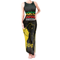 Juneteenth Freedom Day Tank Maxi Dress 1865 Black Independence African Pattern - Wonder Print Shop