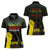 Juneteenth Freedom Day Women Polo Shirt 1865 Black Independence African Pattern - Wonder Print Shop