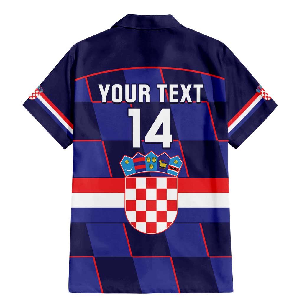 Custom Croatia Football Family Matching Mermaid Dress and Hawaiian Shirt Come On Vatreni Checkerboard Style