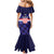 Custom Croatia Football Family Matching Mermaid Dress and Hawaiian Shirt Come On Vatreni Checkerboard Style