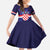 Custom Croatia Football Family Matching Off Shoulder Maxi Dress and Hawaiian Shirt Come On Vatreni Checkerboard Style