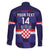 Custom Croatia Football Family Matching Off Shoulder Maxi Dress and Hawaiian Shirt Come On Vatreni Checkerboard Style