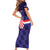 Custom Croatia Football Family Matching Short Sleeve Bodycon Dress and Hawaiian Shirt Come On Vatreni Checkerboard Style