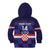 Custom Croatia Football Kid Hoodie Come On Vatreni Checkerboard Style