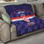 Custom Croatia Football Quilt Come On Vatreni Checkerboard Style