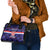 Custom Croatia Football Shoulder Handbag Come On Vatreni Checkerboard Style
