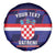 Custom Croatia Football Spare Tire Cover Come On Vatreni Checkerboard Style