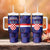 Custom Croatia Football Tumbler With Handle Come On Vatreni Checkerboard Style