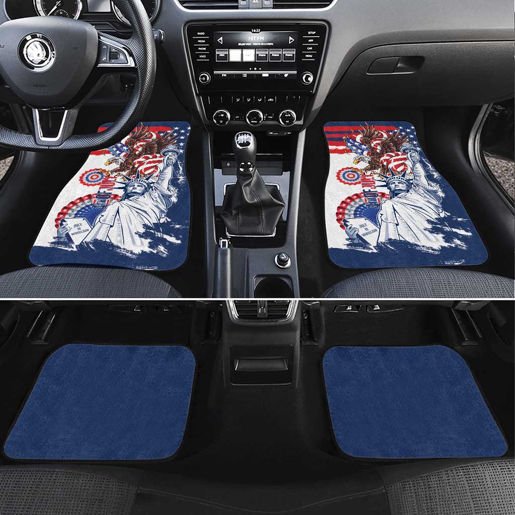 United States 4th Of July Car Mats USA Eagle Statue Of Librerty
