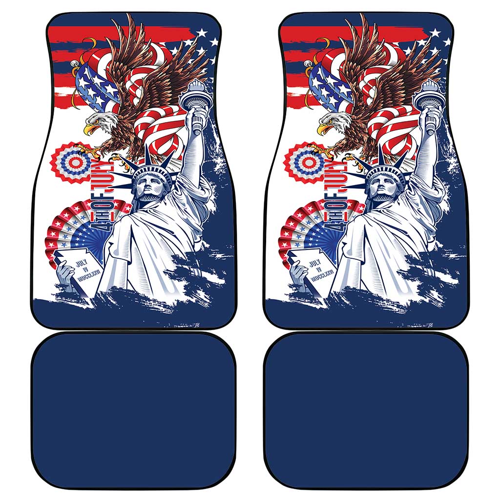 United States 4th Of July Car Mats USA Eagle Statue Of Librerty