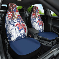 United States 4th Of July Car Seat Cover USA Eagle Statue Of Librerty