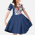 United States 4th Of July Family Matching Summer Maxi Dress and Hawaiian Shirt USA Eagle Statue Of Librerty