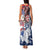 United States 4th Of July Family Matching Tank Maxi Dress and Hawaiian Shirt USA Eagle Statue Of Librerty