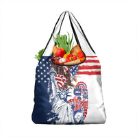 United States 4th Of July Grocery Bag USA Eagle Statue Of Librerty