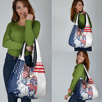 United States 4th Of July Grocery Bag USA Eagle Statue Of Librerty