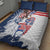 United States 4th Of July Quilt Bed Set USA Eagle Statue Of Librerty