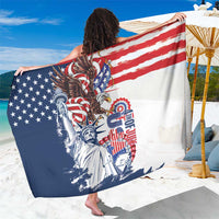 United States 4th Of July Sarong USA Eagle Statue Of Librerty