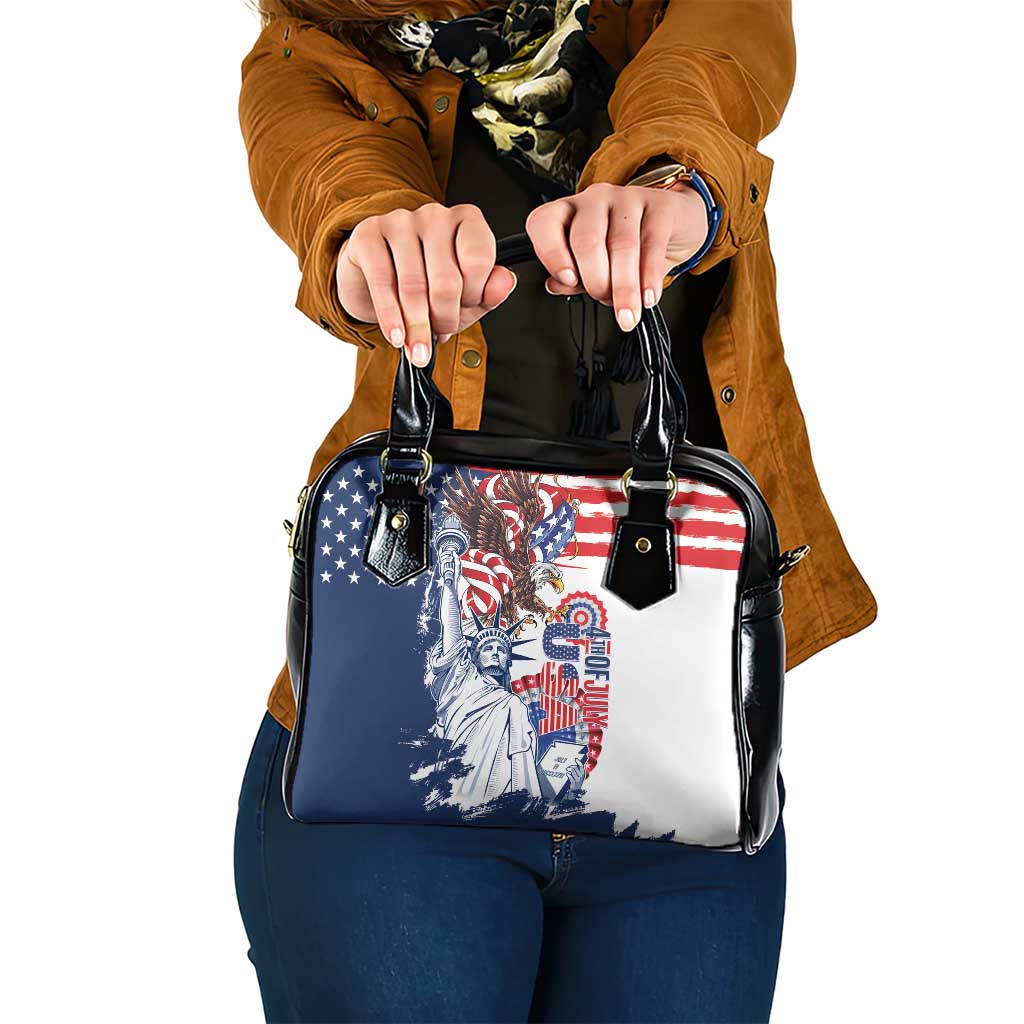 United States 4th Of July Shoulder Handbag USA Eagle Statue Of Librerty