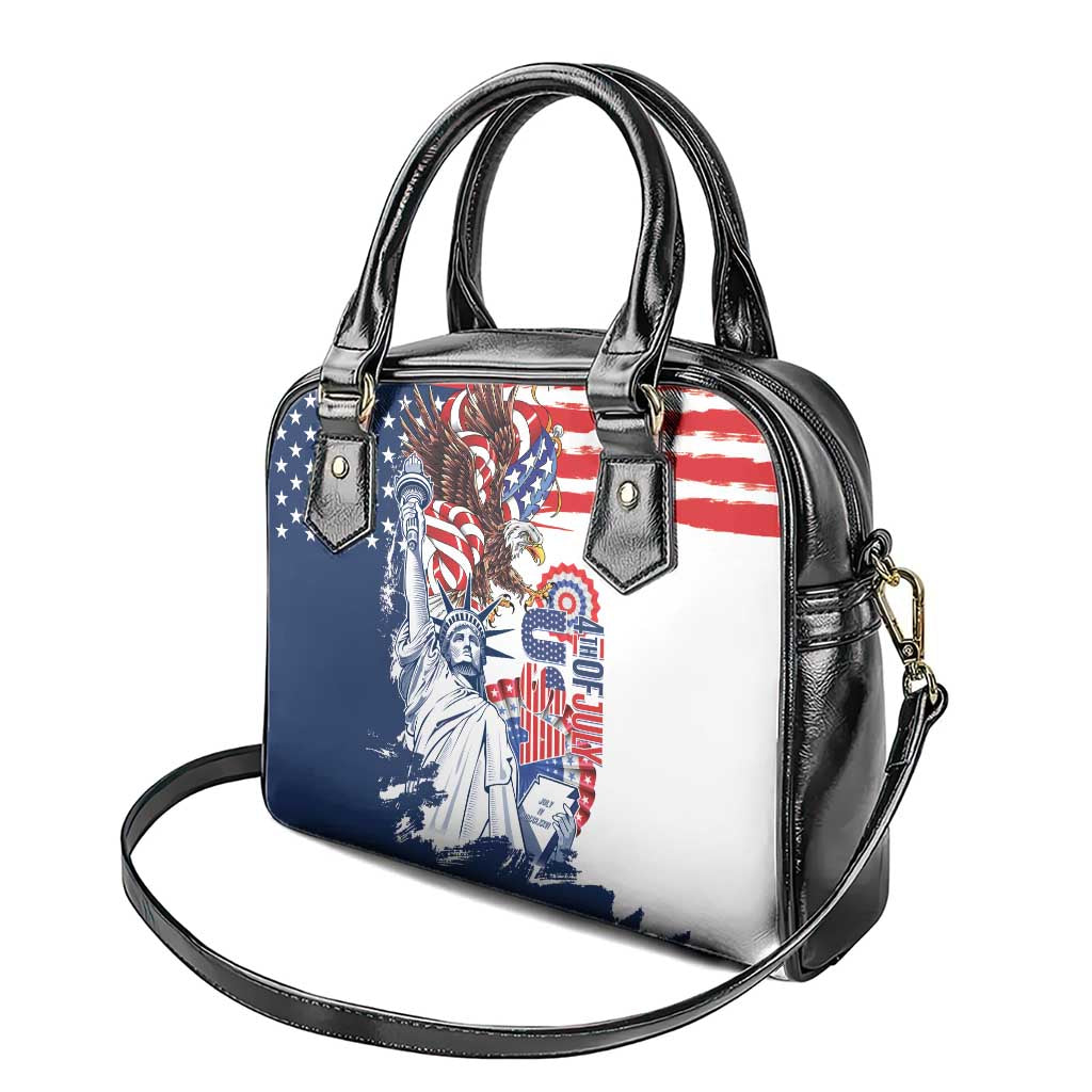 United States 4th Of July Shoulder Handbag USA Eagle Statue Of Librerty