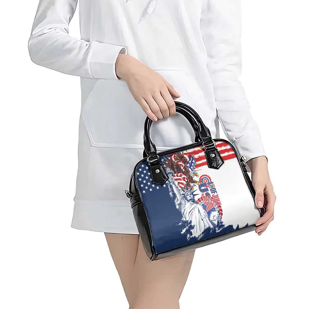 United States 4th Of July Shoulder Handbag USA Eagle Statue Of Librerty