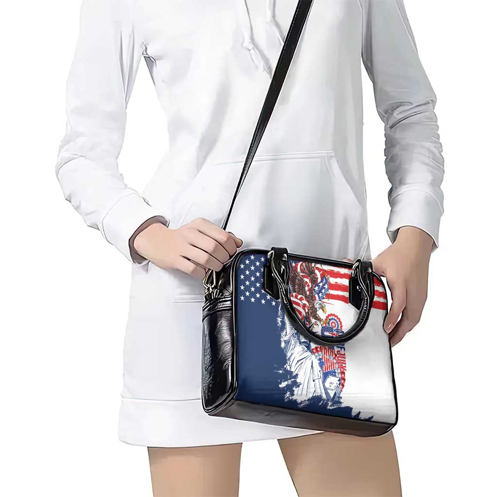United States 4th Of July Shoulder Handbag USA Eagle Statue Of Librerty