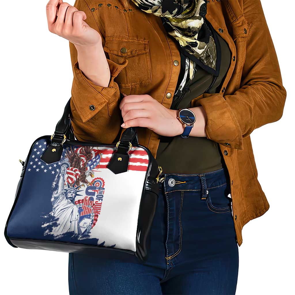 United States 4th Of July Shoulder Handbag USA Eagle Statue Of Librerty