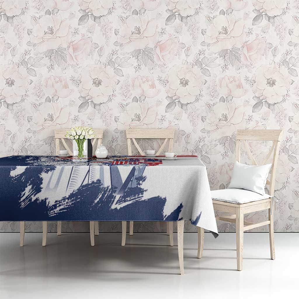 United States 4th Of July Tablecloth USA Eagle Statue Of Librerty