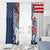 United States 4th Of July Window Curtain USA Eagle Statue Of Librerty