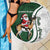 South Africa Christmas In July Beach Blanket Geseende Kersfees Springbok Black Santa