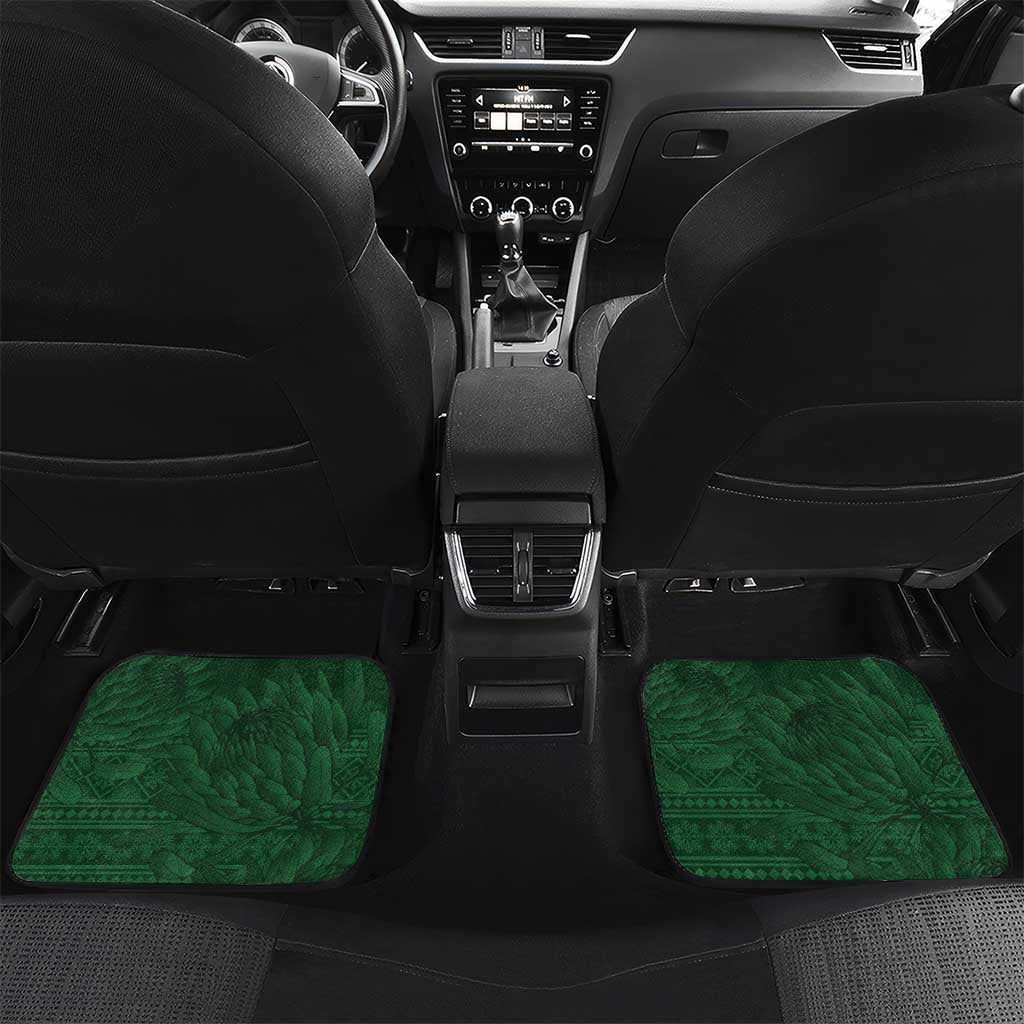 South Africa Christmas In July Car Mats Geseende Kersfees Springbok Black Santa